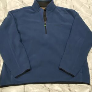 Men’s Timberland Large Navy Blue Quarter Zip Sweater